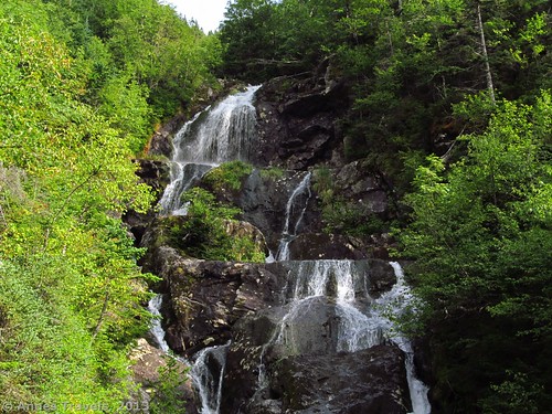 The upper part of the falls in The Gorge, Ammonoosuc Ravine, White Mountain National Forest, New Hampshire