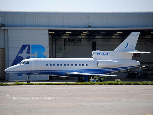 VP-BMB Dassault Falcon 900 by Jersey Airport Photography