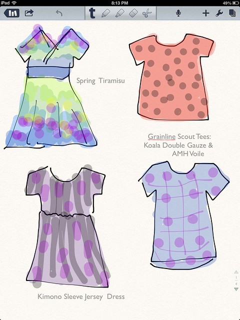 March and April Sewing