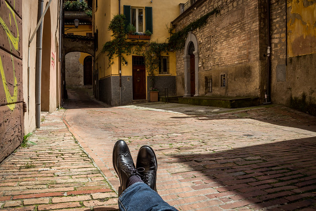 Perugia, Italy - Traveling Boots