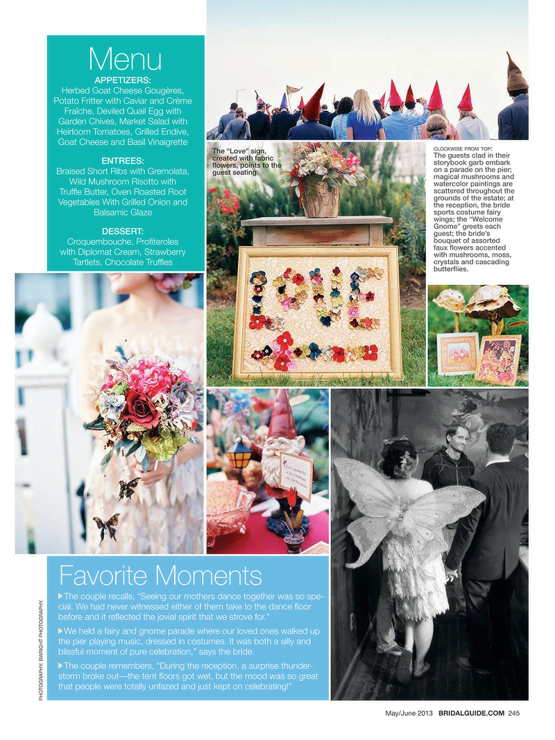 Bridal Guide Magazine Wedding Album feature