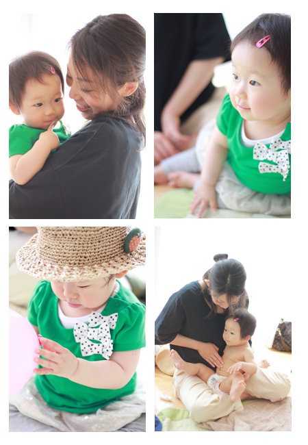 赤ちゃん写真　ベビーフォト　子供写真　ベビーマッサージ　愛知県瀬戸市　出張撮影
