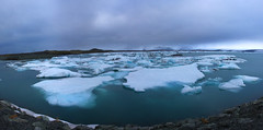 La laguna glaciar de Jökulsárlón en Islandia