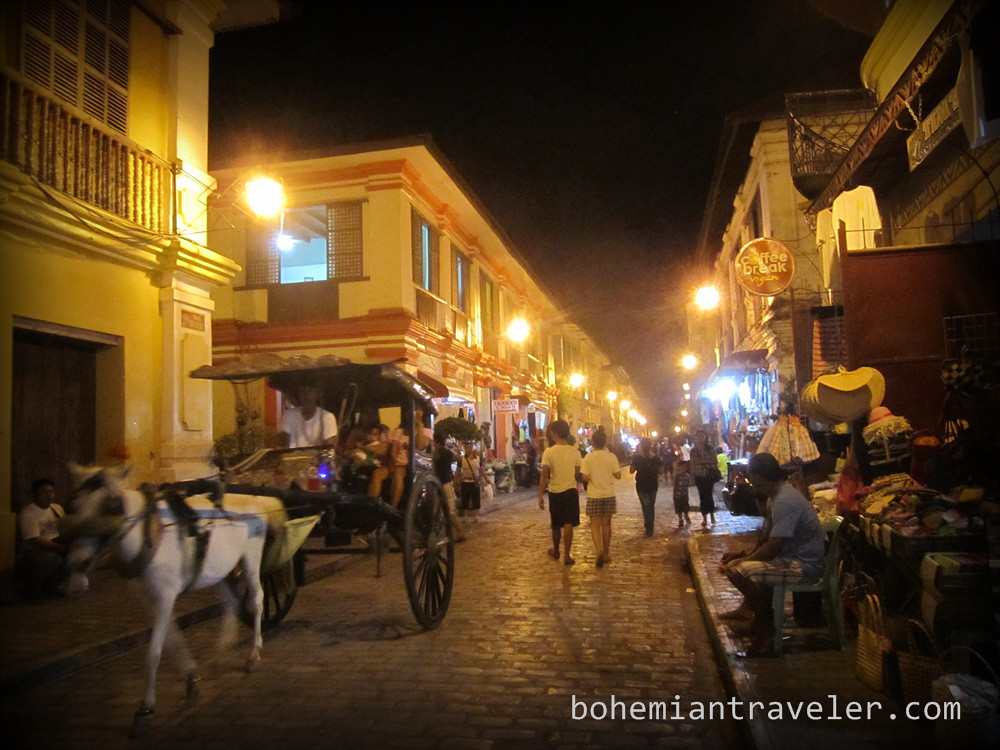 Vigan Philippines old town street view (4)