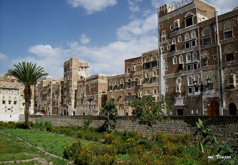 Viviendas tradicionales, Sanaa, Yemen