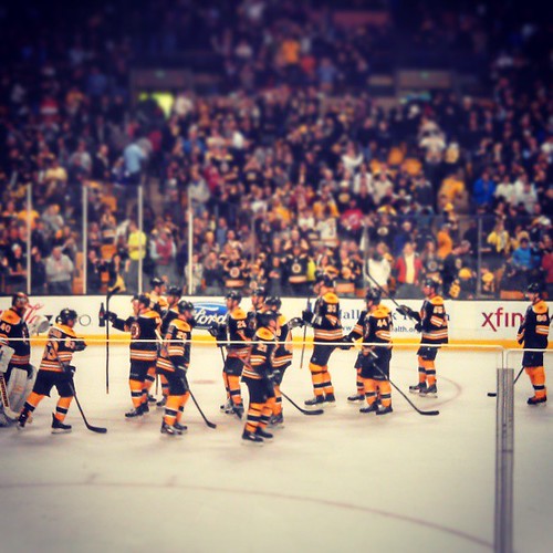 Bruins Win! #boston #bruins #hockey Bruins vs Devils... sorry @krissienewman :)