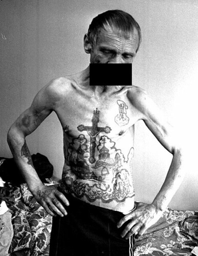 Russian Prison Tattoos. Image source unknown.