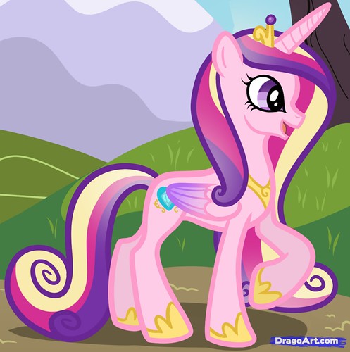 how-to-draw-princess-cadance,-my-little-pony
