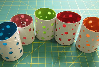 Polka Dot Paper Lanterns