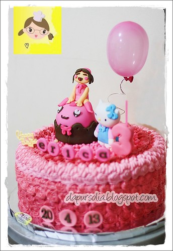 Hello Kitty Cake for Erica's 3rd Birthday
