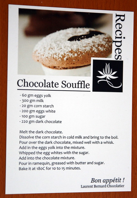Chocolate Souffle Recipe included in Bellabox April edition