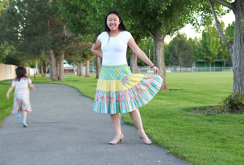 Butterfly Kisses' Emma Skirt by replicate then deviate