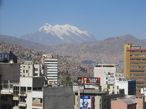 La Paz: vue de notre chambre