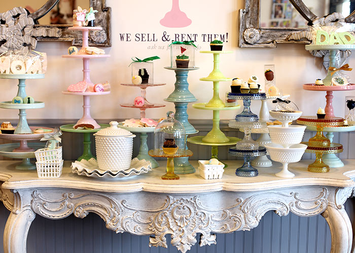 Cake Stands at Sweet and Saucy