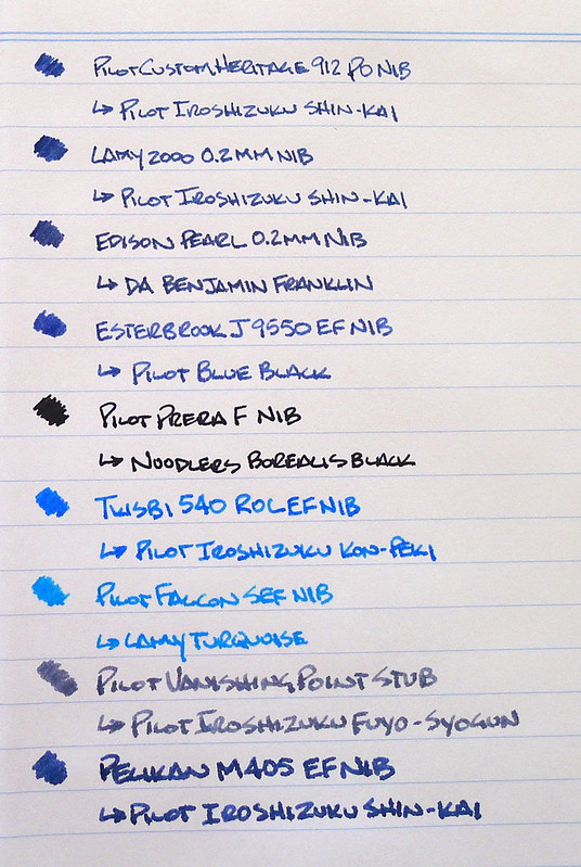 Field Notes and Doane Paper Fountain Pen Ink Testing — The Pen Addict