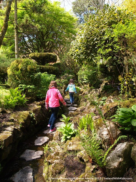 Stepping stones of exploration at the Japanese Garden, Irish National Stud, Kildare