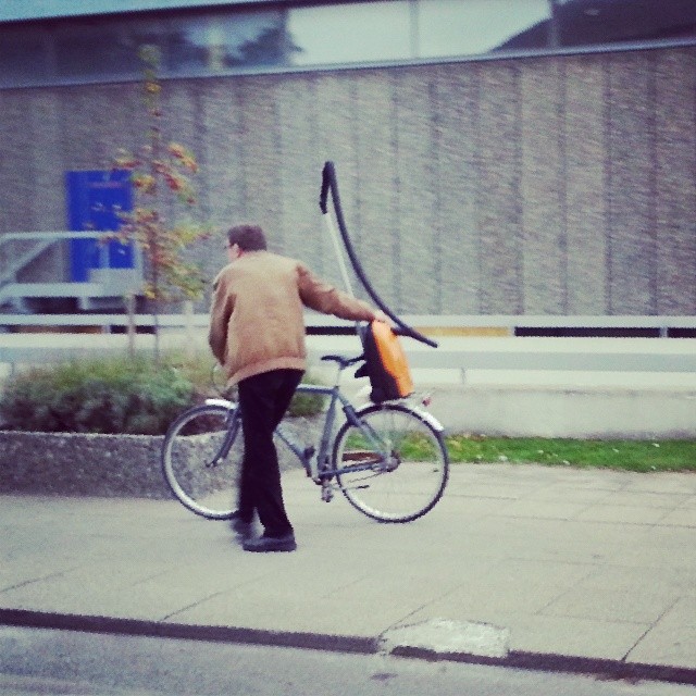 We don't have bicycle culture in #copenhagen. We have vacuum cleaner culture
