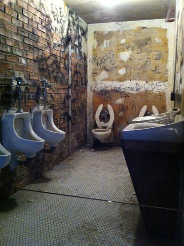 Remake of the bathroom at CBGBs