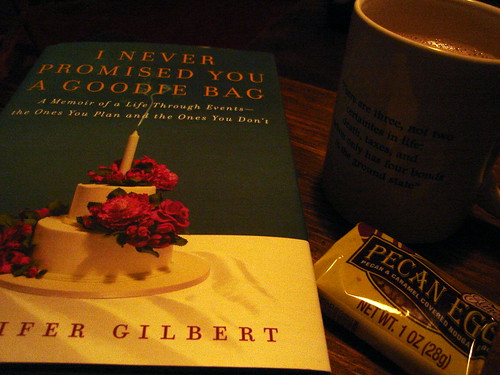 Hot Chocolate, Pecan Egg, and a Book