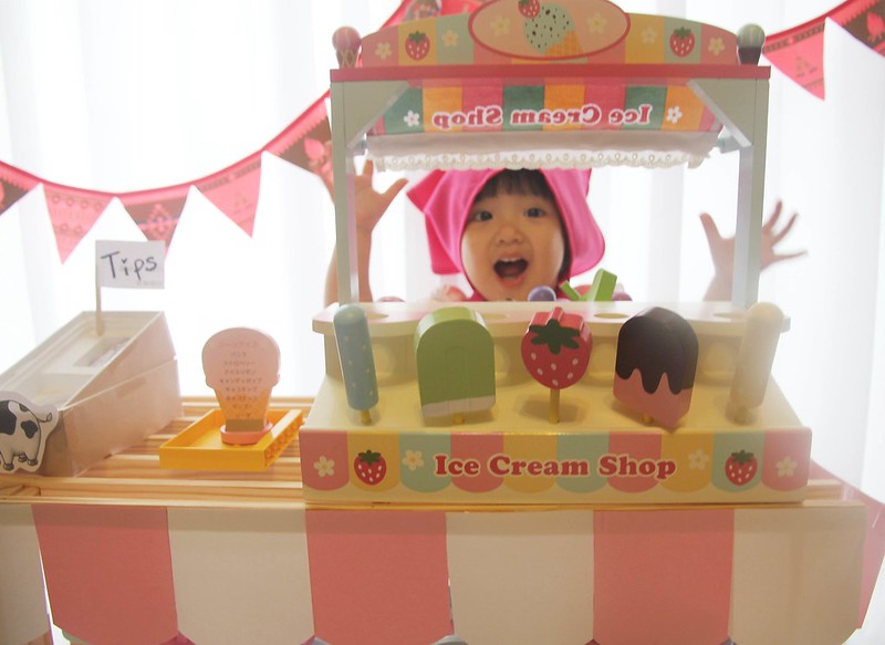 【日本 Mother Garden】野草莓甜心條紋廚房組、野草莓冰淇淋專賣店、野草莓經典點心盒