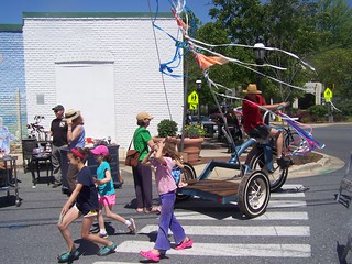 Super large tricycle, Takoma Park, Maryland