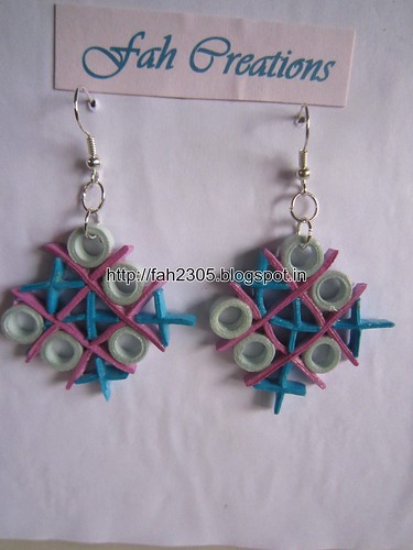 Handmade Jewelry - Paper Quilling Earrings (13) by fah2305