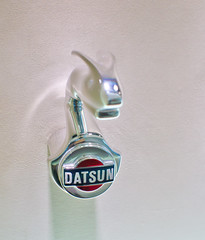 Datsun first Nissan emblem