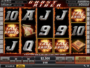Ghost Rider Free Spins Feature