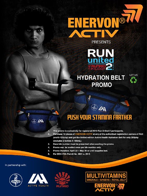 Enervon Activ Hydration Belt Promo poster