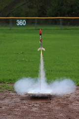 Model Rocket Launch, Dec 2014