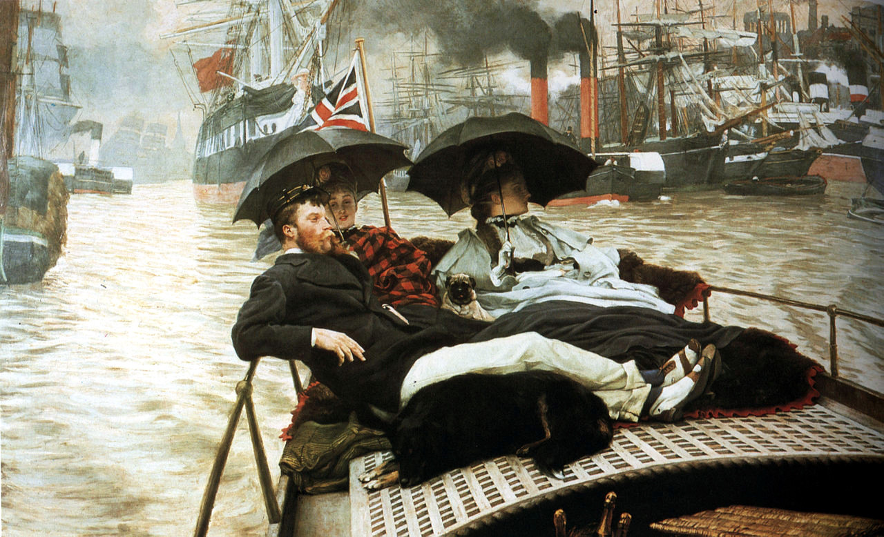 The Thames by James Tissot, 1876
