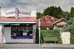 An old Auckland bungalow (& Mr Barber)