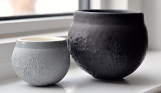 3D printed moon shot espresso cup