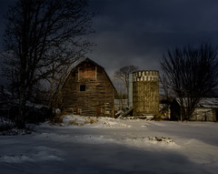 Barns In Winter