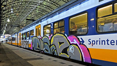 Painted train