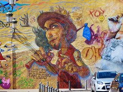 Velluters exhibe el mural más grande de Valencia