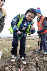 First trees planted at Coed Ffos Las