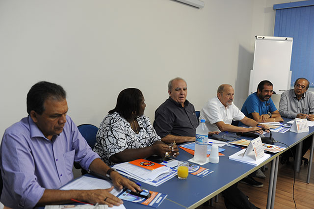 Dirigentes das Federações em reunião da CNTM