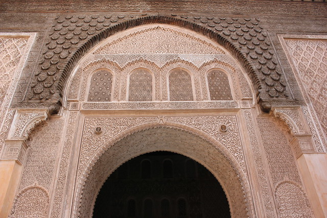 Portal in Medresa Ben Youssef