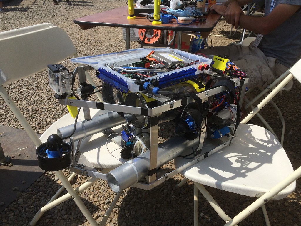 An AUV at the AUVSI RoboSub competition.
