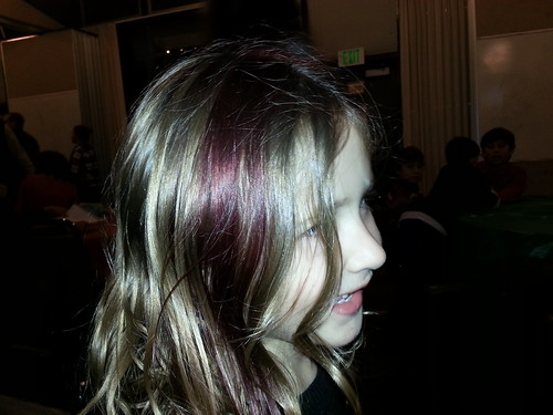 I had leftover dye after my touch-up...