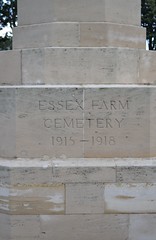 Essex Farm CWGC Cemetery, Monuments and Bunker Dressing Station.