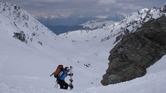 Podejście na Col De La Chaux.