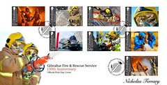 Gibraltar Fire & Rescue Service 150th Anniversary Stamp Set