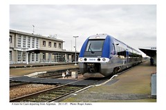 Argentan. Train departing for Caen. 28.11.07