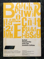 Berthold Poster Type specimen book