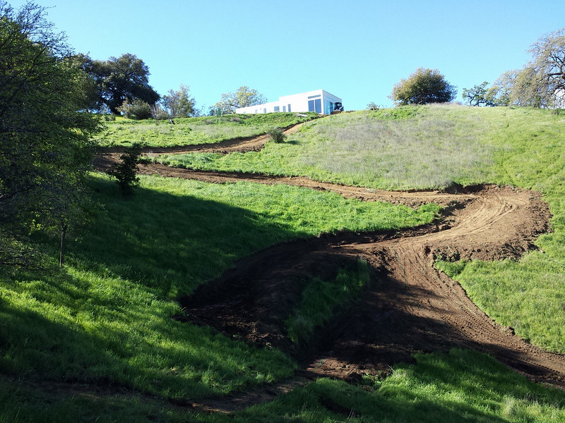 Hill Side Walkway Excavation Completed In Vacaville CA