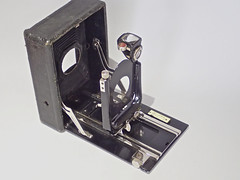 15—German Folding Bed Camera unmarked (body #146428) for 9x12 plates
