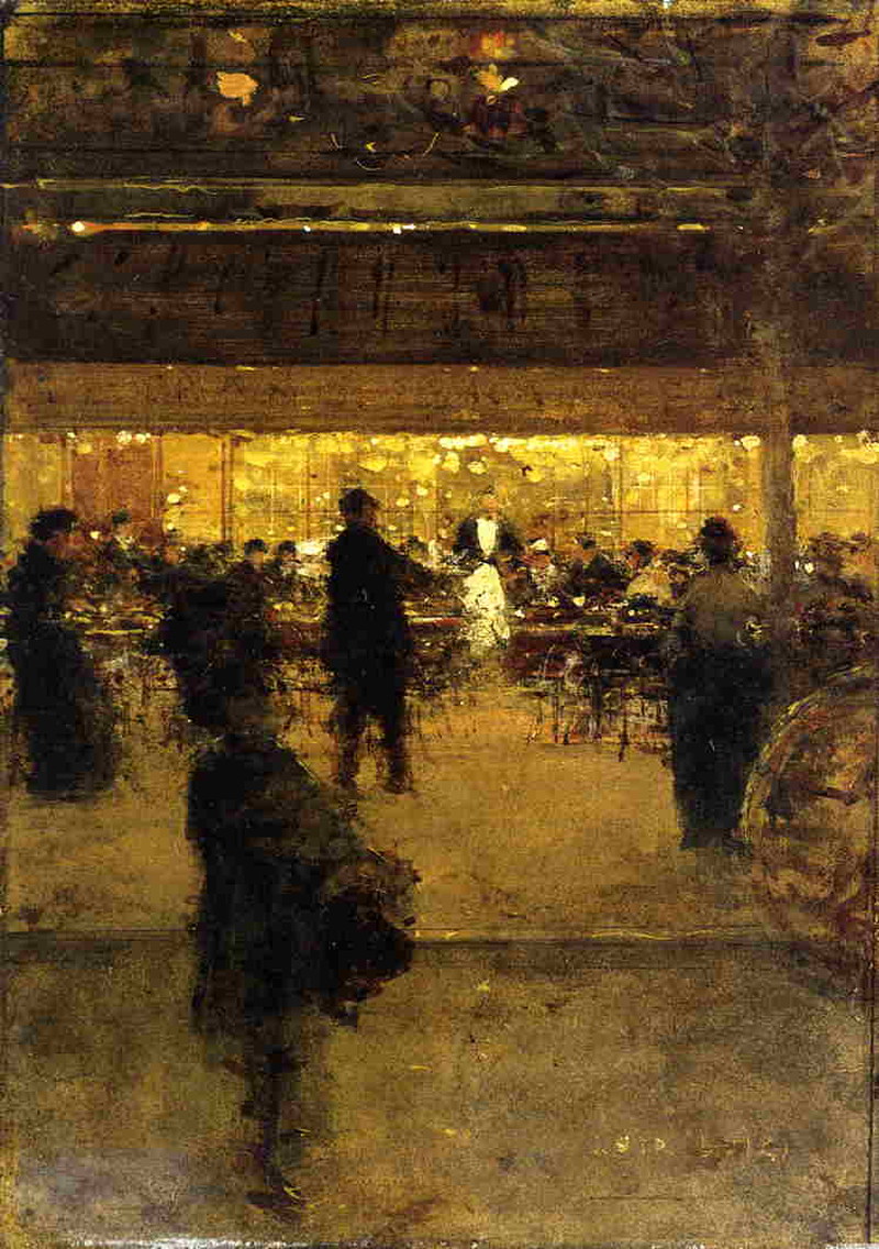 The Night Cafe by Luigi Loir