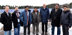Pakistan visit to Swemodule Glava Sweden feb 2015